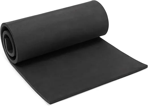 Bright Creations 10mm EVA Foam Sheets for Halloween Costumes, and Decorations, EVA Foam Cosplay Supplies, High Density 100 kg/m3 Black Foam Sheet for Crafting DIY Projects, 14 x 39 inches