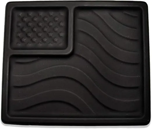 We The People Holsters - American Flag EDC Kydex Dump Tray - Valet Tray for Men - EDC Organizer and Catch-All for Everyday Carry - Keys - Change - Phone (Black)