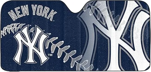 FANMATS MLB Unisex-Adult Windshield Sun Auto Shade 59" x 29.5"