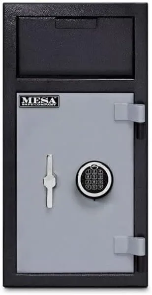 Mesa Safe Company Model MFL2714E Depository Safe with Electronic Lock, Two Tone Gray