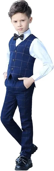 YuanLu Boys Suit Clothes for Wedding Ring Bearer Outfit Kids Suits Graduation Dress Boy Suit Set
