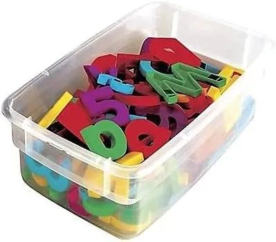Educational Insights Multicolored Uppercase AlphaMagnets , Set of 42 Uppercase Letters: Perfect for Homeschool & Classroom, Ages 3+