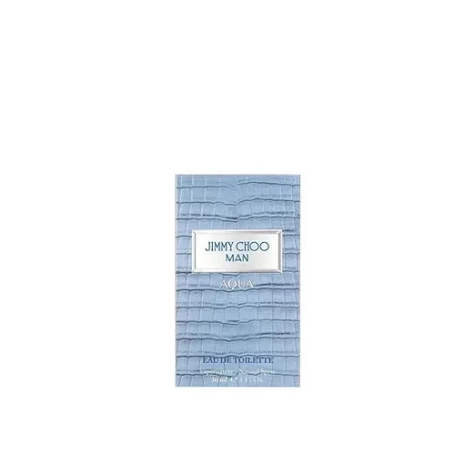 JIMMY CHOO Man Aqua Eau de Toilette - Long Lasting Fragrance with notes of Grapefruit, Geranium & Salty Moss - Sweet & Woody