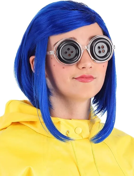 Fun Costumes Coraline Button Eye Glasses