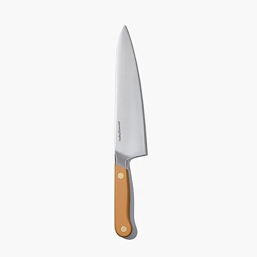 hedley & bennett Chefs Knife - 8” Japanese Chef Knife - Three Layer Stainless Steel - Japanese Kitchen Knife - Plain Sharp Edge - Perfect Cooking Knife - Gift for Men and Women - Miso