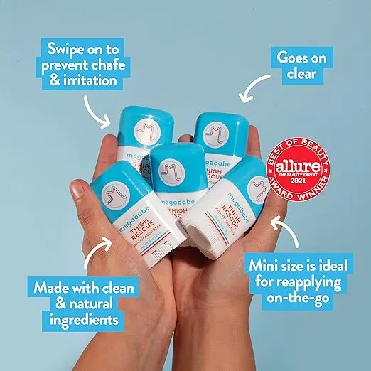 Megababe Thigh Rescue Anti-Chafe Stick Travel Size