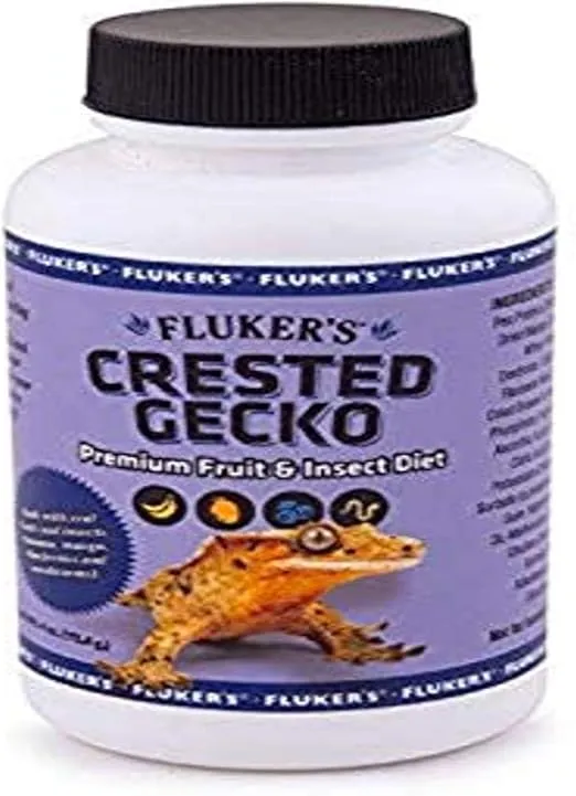 Fluker's Premium Crested Gecko Diet, Fruit & Insect Flavor, 4 oz