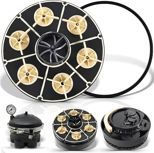 Replacement for Paramount 004-302-4406-00 4 Port Module Water Valve w/Valve Shell Oring 004302440600 for in-Floor Cleaning System