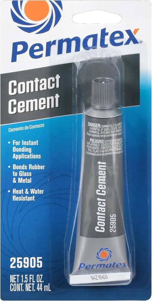 Permatex 25905 Contact Cement, 1.5 oz., 1.5 Ounce