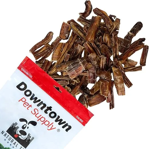 Downtown Pet Supply 1 LB, 2-3" Bites, Rawhide Free Dog Chews Long Lasting and Non-Splintering - Single Ingredient, All Natural Dog Treats for Small Dogs and Puppies - Grass-Fed Beef Bully Sticks