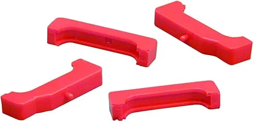 Prothane (7-1713) 88-98 Chevy Truck Small Block Radiator Insolators - Red