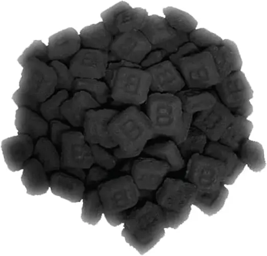 B&B Charcoal Slow Burning Oak Charcoal Briquettes with All Natural Smoky Flavoring for Grills, Barbecues, and Pitmaster Competitions, 17.6 Pounds
