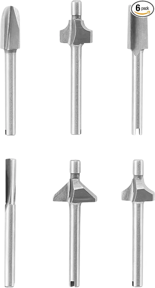 Dremel 692 6-Piece Router Bit Set