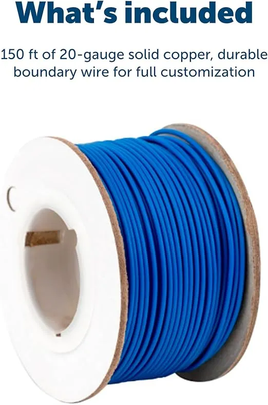 PetSafe Boundary Wire, 150 Foot Spool of Solid Core 20-Gauge Copper Wire, In-Ground Pet Fence Wire, Colors May Vary – from The Parent Company of Invisible Fence Brand