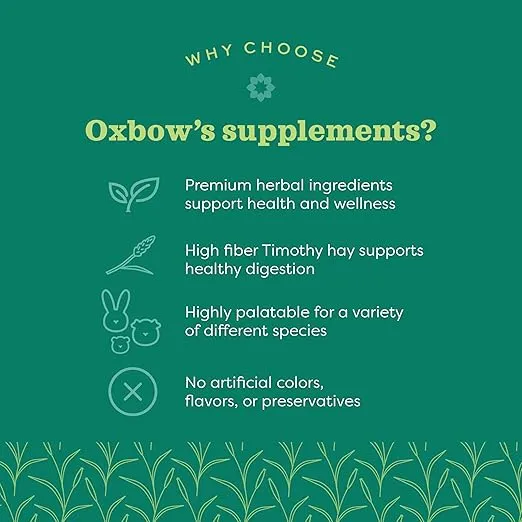 Oxbow Natural Science Multivitamin - Essential Vitamins & Omega 3 and 6 Fatty Acids for Small Animals, 4.2 oz.