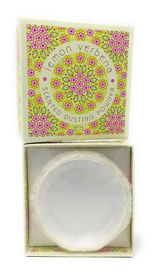 Greenwich Bay Trading Co. Scented Dusting Powder, 4 Ounce, Lemon Verbena