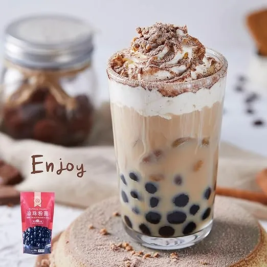 1 Packs of BOBA (Black) Tapioca Pearl "Bubble Tea Ingredients"