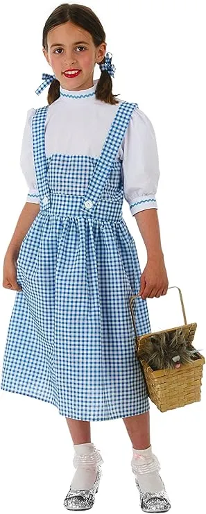 Girls Dorothy Costume Kids Gingham Dress Dorothy Outfit