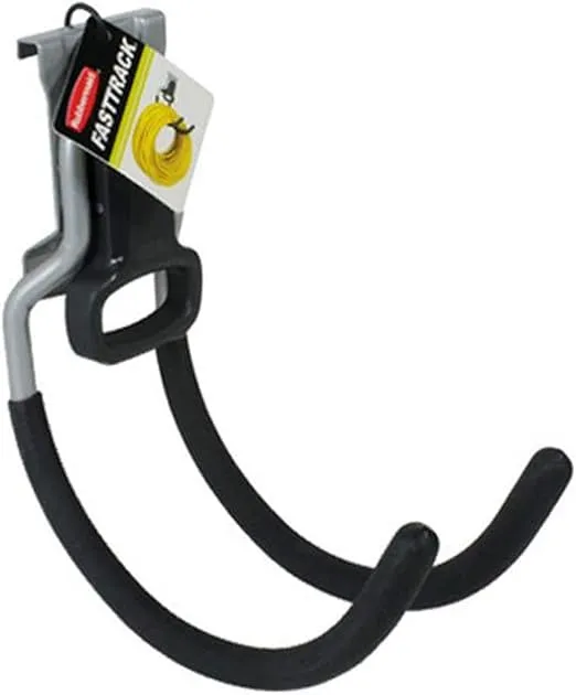 Rubbermaid FastTrack Utility Hook, Garage Wall/Tool Hanger, Wall Mount and Heavy Duty Tool Hanger for Home/Garage/Wall/Shed Organization