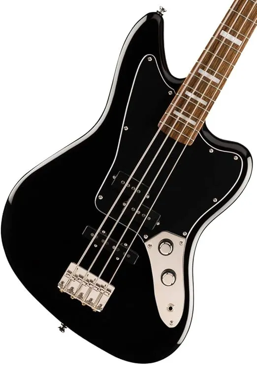 Squier Classic Vibe Jaguar Bass, Black, Laurel Fingerboard