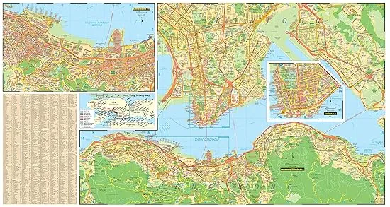 Hong Kong & Macau Travel Map Sixth Edition (Tuttle Travel Maps)