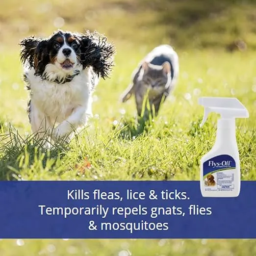 Farnam Flys-Off Insect Repellent for Dogs and Cats 6 Fluid Ounces
