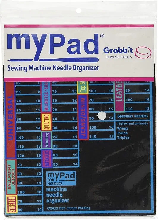 Blue Feather My Pad for Needles Machine Needle Organizer