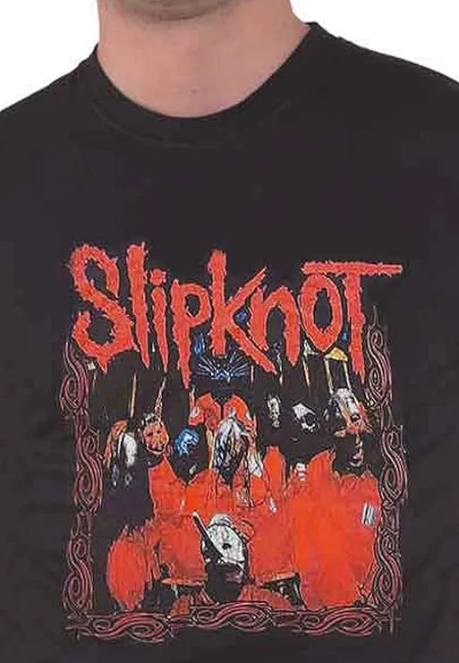 Official Slipknot T Shirt Paul Gray Band Logo Metal Mens Black