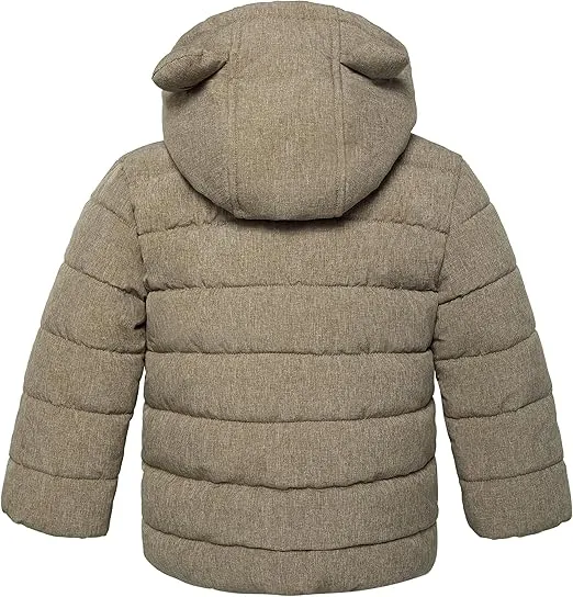 Rokka&Rolla Baby Boys' Water-Resistant Fleece Lined Puffer Jacket Winter Coat for Newborn Infant Toddler