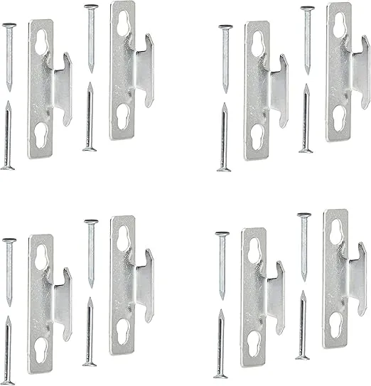 3 Pack of 4, Kenney Mfg Kenney KN851 Single Curtain Rod Bracket