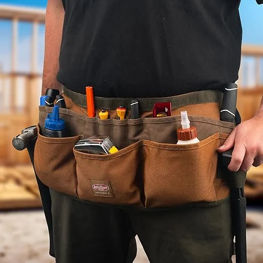 Bucket Boss Canvas SuperWaist Work Apron in Brown, 80100