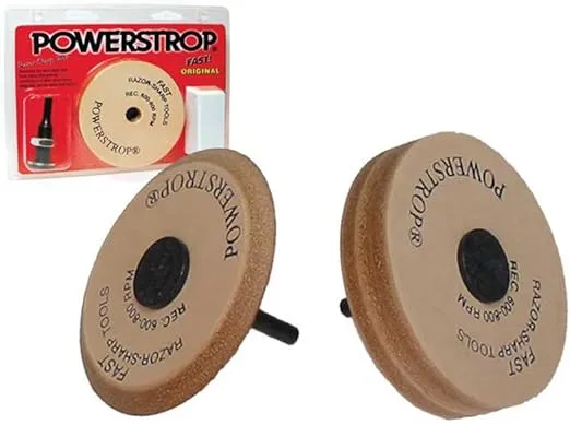 Flexcut PWS20 Deluxe Powerstrop, for Standard Power Drills, Rated for 600-800 RPM