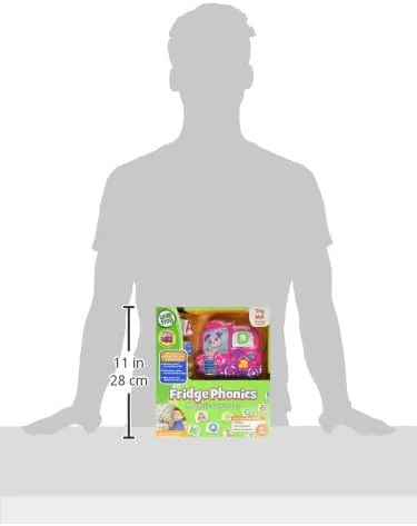 LeapFrog Fridge Phonics Magnetic Letter Set, Pink Small