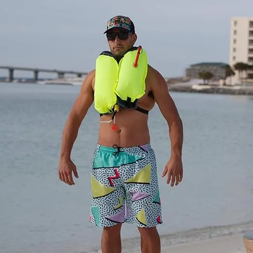 BOTE Auto Immersion Inflatable Adult Life Vest, PFD US Coast Guard Approved Life Jacket for Kayak, Paddle Board Fishing, Adults Universal One Size Fit