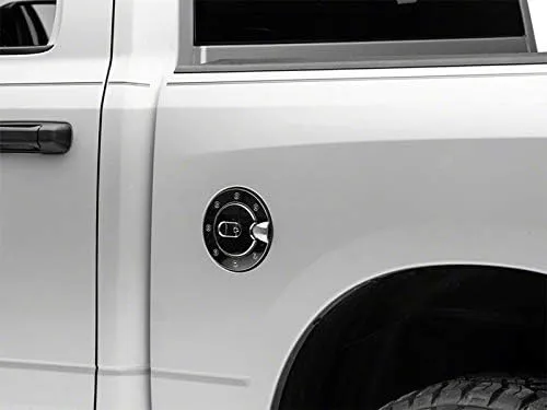Redrock Fuel Door Cover; Chrome Compatible for 09-14 RAM 1500