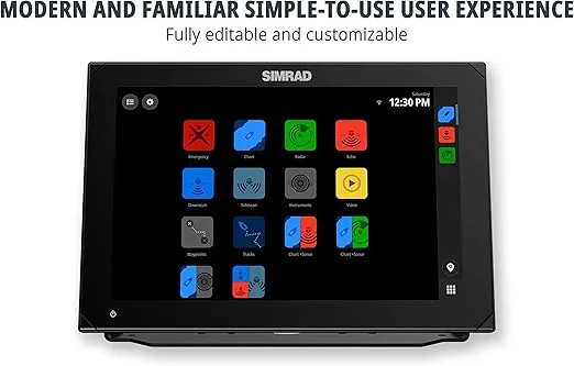 Simrad NSX Smart Chartplotter & Fish Finder with C-MAP Discover X Charts