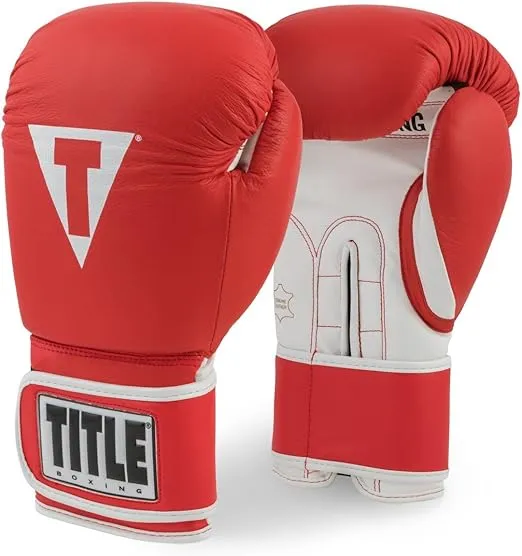 TITLE Boxing Pro Style Leather Training Gloves 3.0 - Boxing Gloves, Boxing Training Gloves, MMA Gloves, Oz Training Gloves, Kickboxing Gloves, Punching Bag Gloves, Sparring Gloves