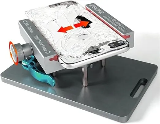 fonefunshop Relife RL-601s 360 Degrees Holder Compatible with iPhone Back Glass Removal
