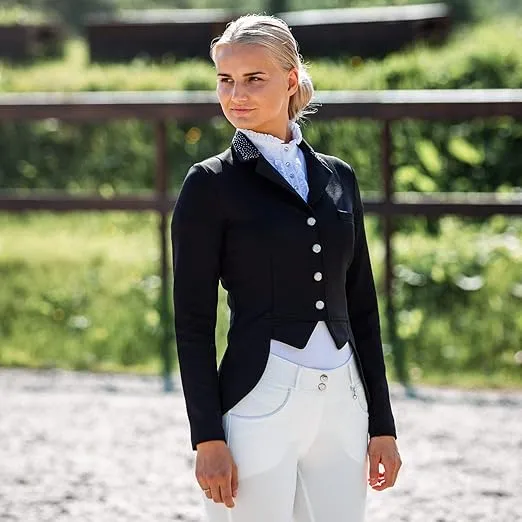 HORZE Carla Women's Equestrian Classic Four-Button Competition Horse Show Jacket