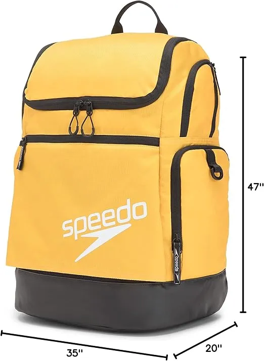 Speedo Large Teamster Backpack 35-Liter, Gold 2.0, 1SZ