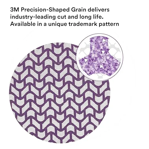 3M Xtract Net Disc 710W, 220+, 5 in, Die 500X, Pack of 50 Hook and Loop Sanding Discs, Virtually Dust-Free, Premium Option for Metal, Wood, Composites, Stock Removal, and Fine Finishing