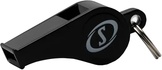 Spalding Plastic Whistles with Lanyards
