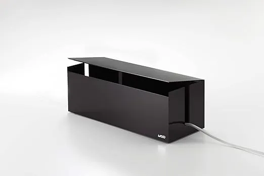 YAMAZAKI home 2708 Cable Box-Outlet Cord Storage Organizer, Cover Protector, One Size, Brown
