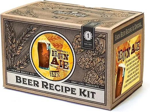 Craft A Brew Recipe Kit - Brown Ale Refill - 1 Gallon - Ingredients for Home Brewing Beer