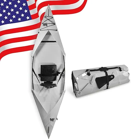 Tucktec 10' PRO Foldable Kayak - Full Size Folding Kayak - Portable Kayak for Adults - Made in USA