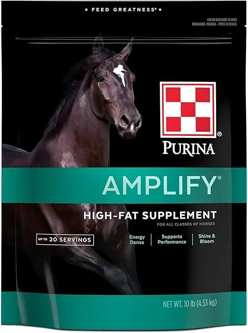 Purina | Amplify High-Fat Horse Supplement (10 LB) Bag