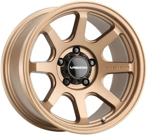 Vision 351 FLOW Custom Wheel - 17x9, -12 Offset, 5x139.7 Bolt Pattern, 108mm Hub - Bronze Rim