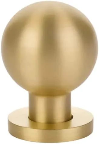 Emtek 86152 Globe Knob Available in 7 finishes (Satin Brass (US4))