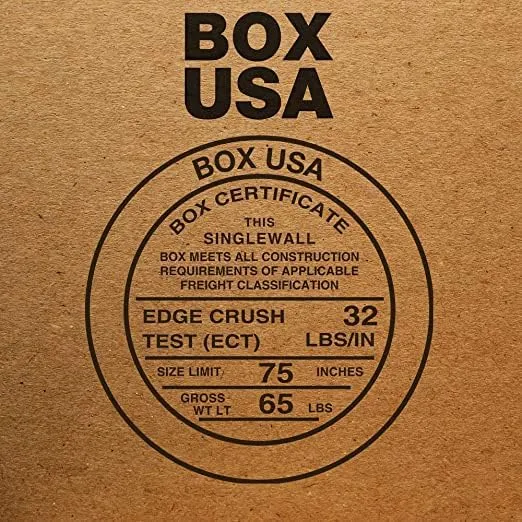 BOX USA Moving Corrugated Sheets large, 30"L x 48"W, 5-Pack | Corrugated Cardboard Sheets for Packing, Shipping and Storage 30x48