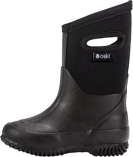 OAKI Kid's Neoprene Rain Boots, Snow Boots, Muck Boots